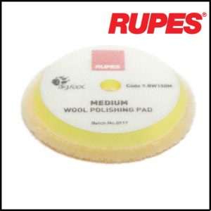 rupes tampone lana gialla medium 130 mm
