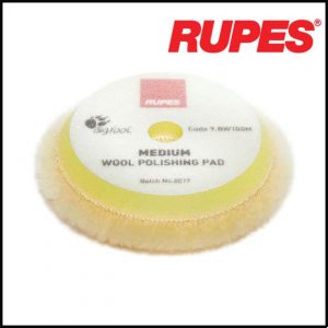 Rupes - 9.BW100M Tampone di lana Medium per rotorbitale, rotoeccentrica e tripla azione - Ø 80/90 MM - Bigfoot