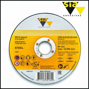 Sia - 8913 Siacut disco da taglio in acciaio inox 76 mm | 5 pz.