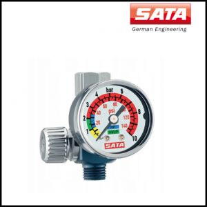 Sata Micrometro dell'aria con manometro, 1/4" - 27771